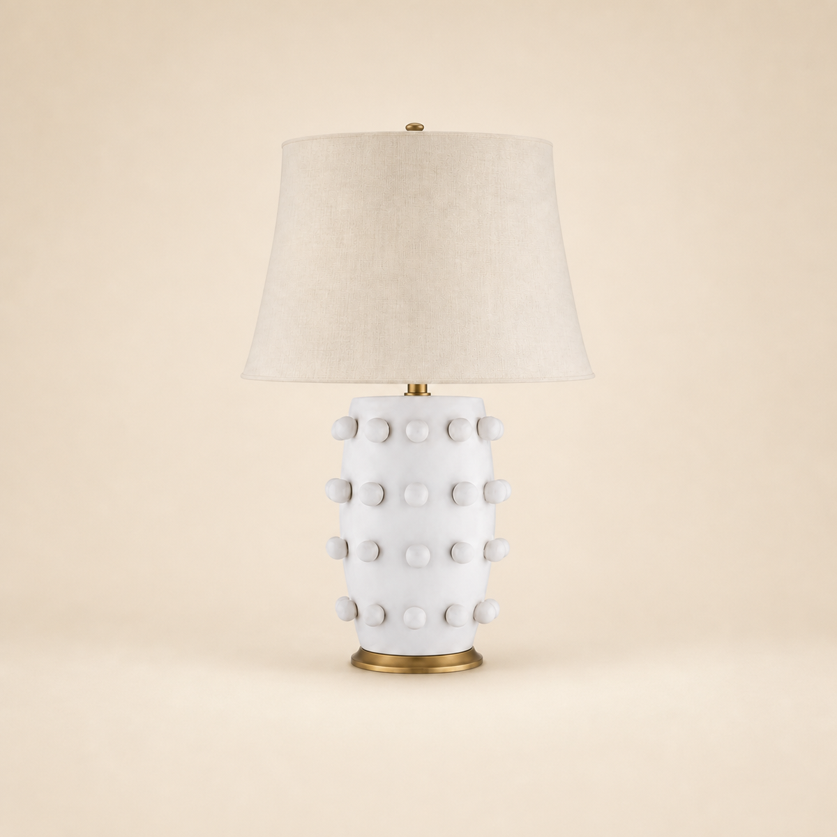 Polka Dot Porcelain Table Lamp by Erhaus