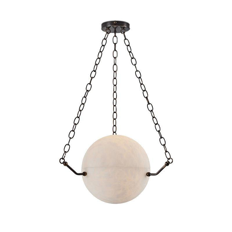 Alabaster globe pendant light for kitchen island lighting guide