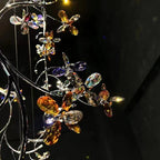 Luxury Branch Flower Crystal Chandelier for High-Ceiling / staircase / foyer / hallway