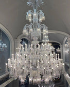 Luxury Large Multi Candles Chandelier Islam Crystal Ceiling Lighting for Living Room / Hall Decoration