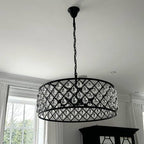 Post-Modern Raindrop Crystal Chandelier Rectangle / round Light for Living Room / dining Table