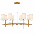 Bryant Glass Large Ring Chandelier