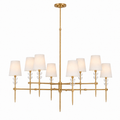 Bryant Extra Large Two Tier Glass Chandelier