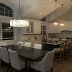 Modern Round Alabaster Chandelier for Living Room / bedroom