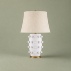 Polka Dot Porcelain Table Lamp