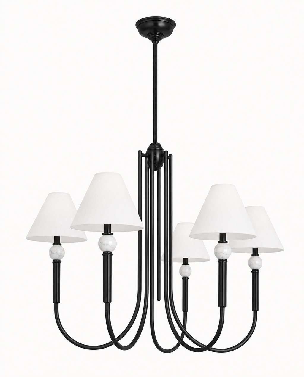 Porteau 5 Light Large Chandelier