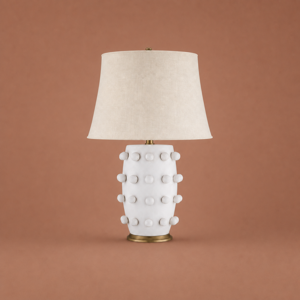 Polka Dot Porcelain Table Lamp