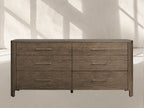 Calista Six-Drawer Dresser