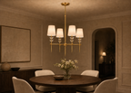 Baker Glass Chandelier