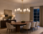 Bryant Extra Large Two Tier Glass Chandelier