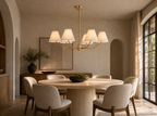Burke 6-Light Large Chandelier