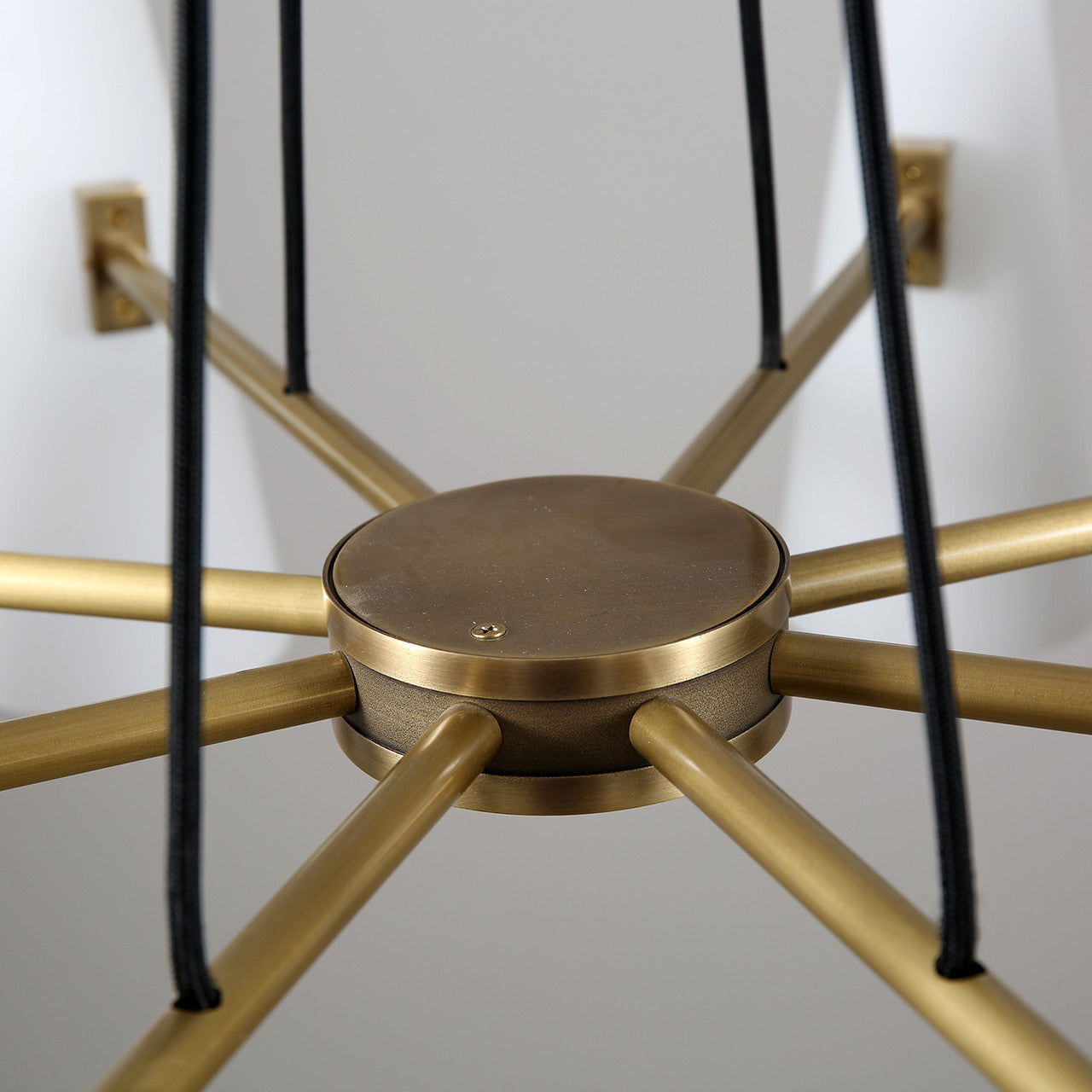 Modern Style Round Cone Glass Chandelier for Bedroom / living Room / dining Room