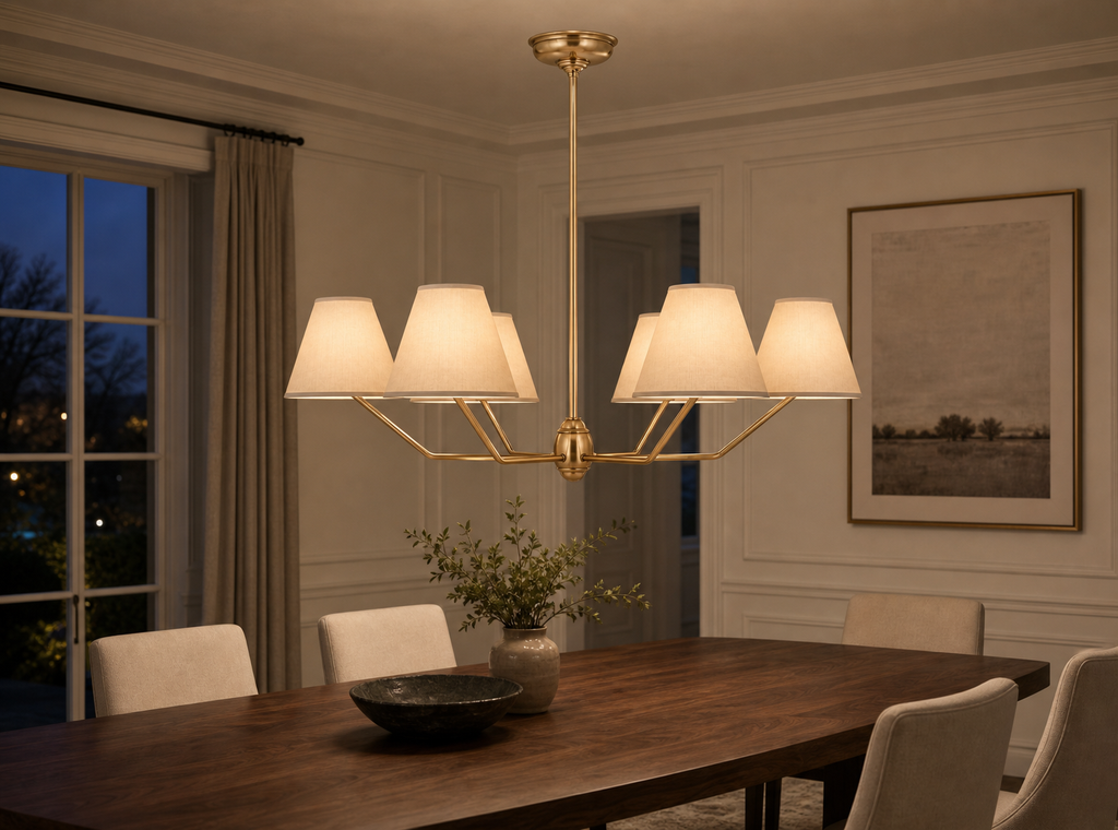 Burke 6-Light Large Chandelier