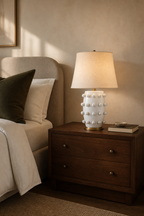 Polka Dot Porcelain Table Lamp