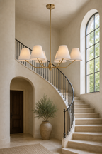 Burke 6-Light Large Chandelier