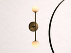 Girouette Alabaster Double Sconce