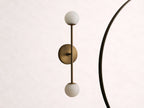 Girouette Alabaster Double Sconce