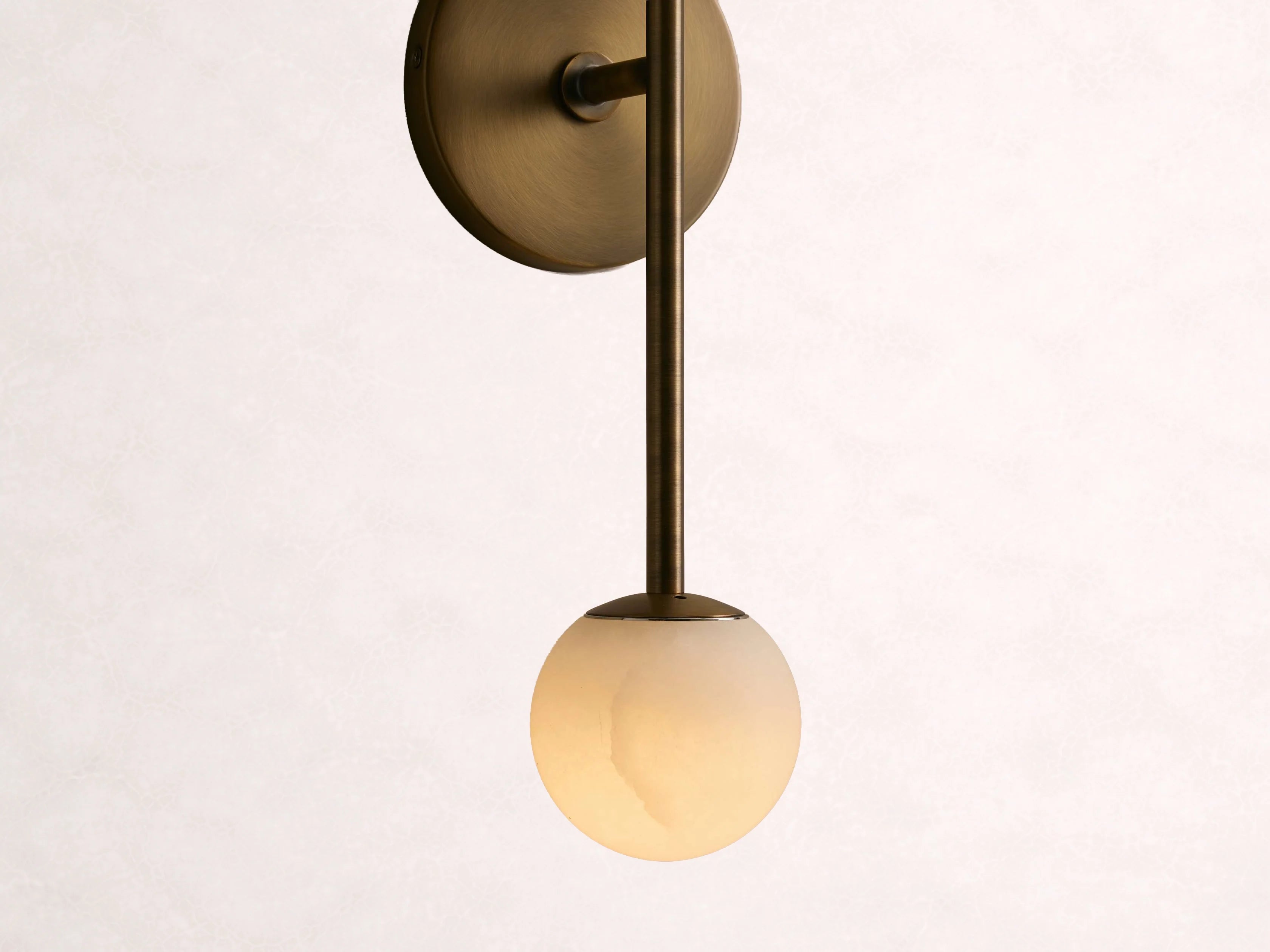 Girouette Alabaster Double Sconce