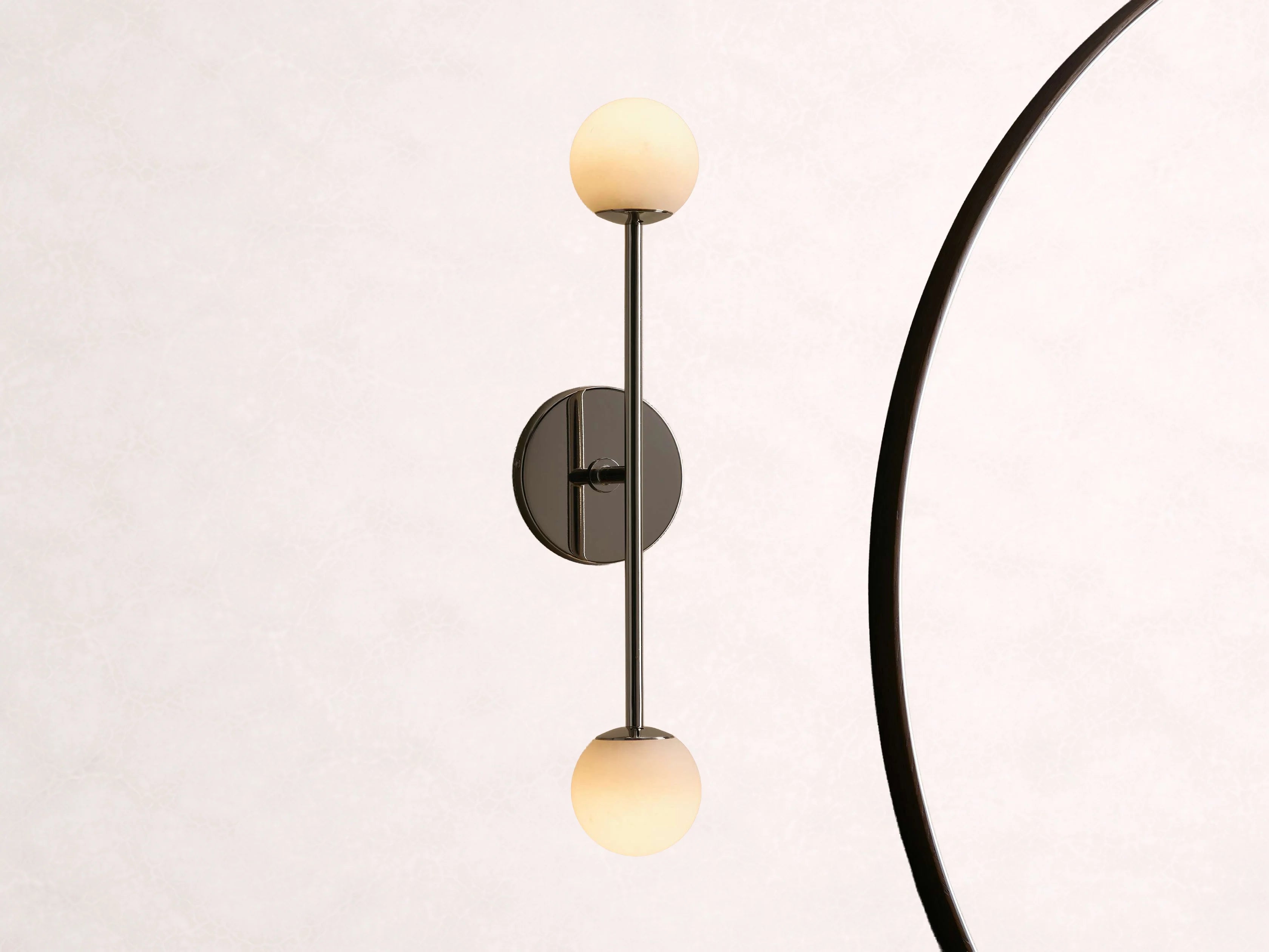 Girouette Alabaster Double Sconce