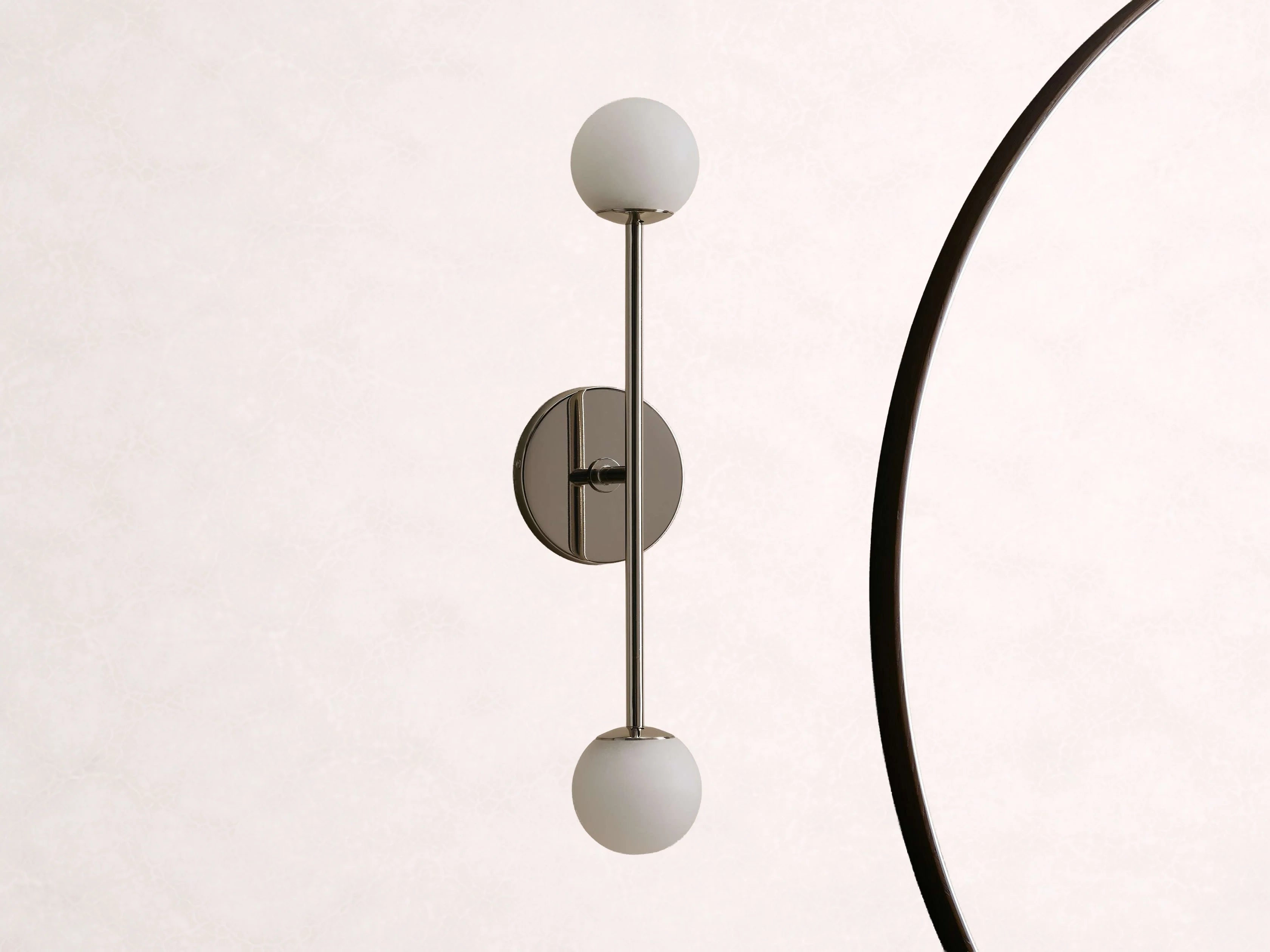 Girouette Alabaster Double Sconce