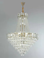 Foyer Staircase Chandelier Luxury K9 Crystal Ceiling Light for Living Room / Hallway