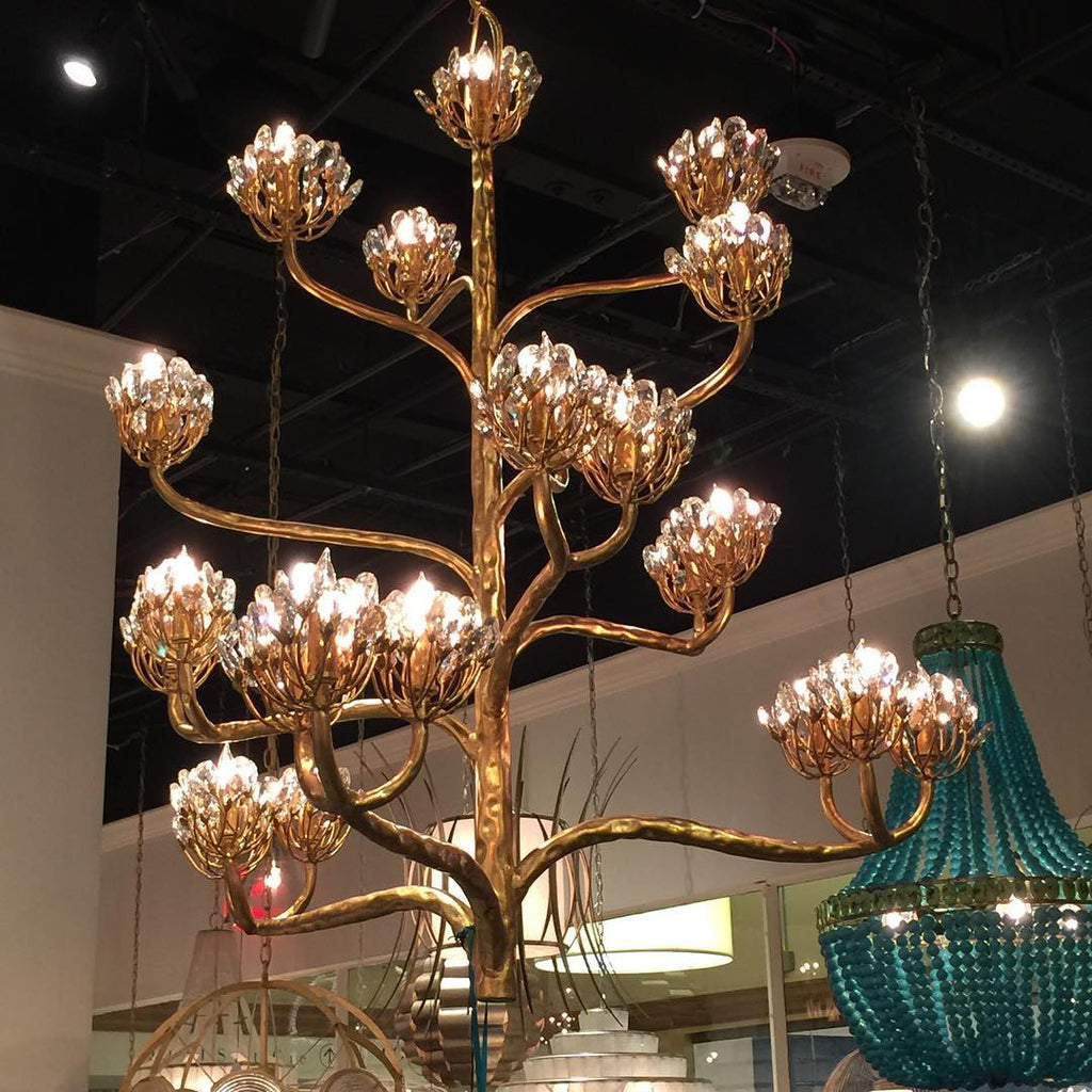 Mina Luxury Branch Flower Chandelier