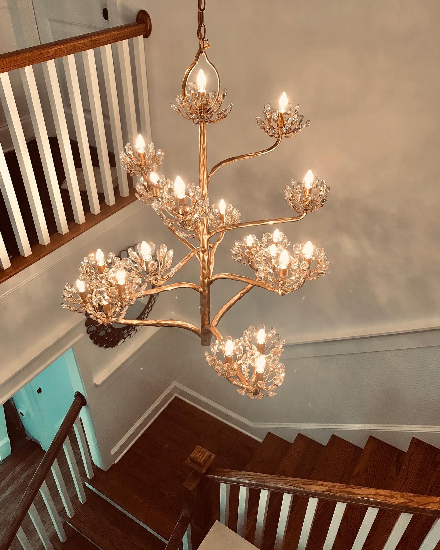 Mina Luxury Branch Flower Chandelier