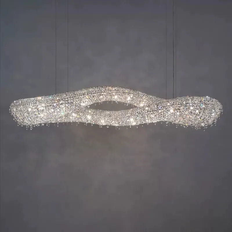 Luxury Infinity Crystal Chandelier for Living / dining Room