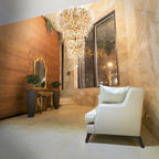 Lignia Branch Round Multi-Tier Chandelier 33light 47-Inchw