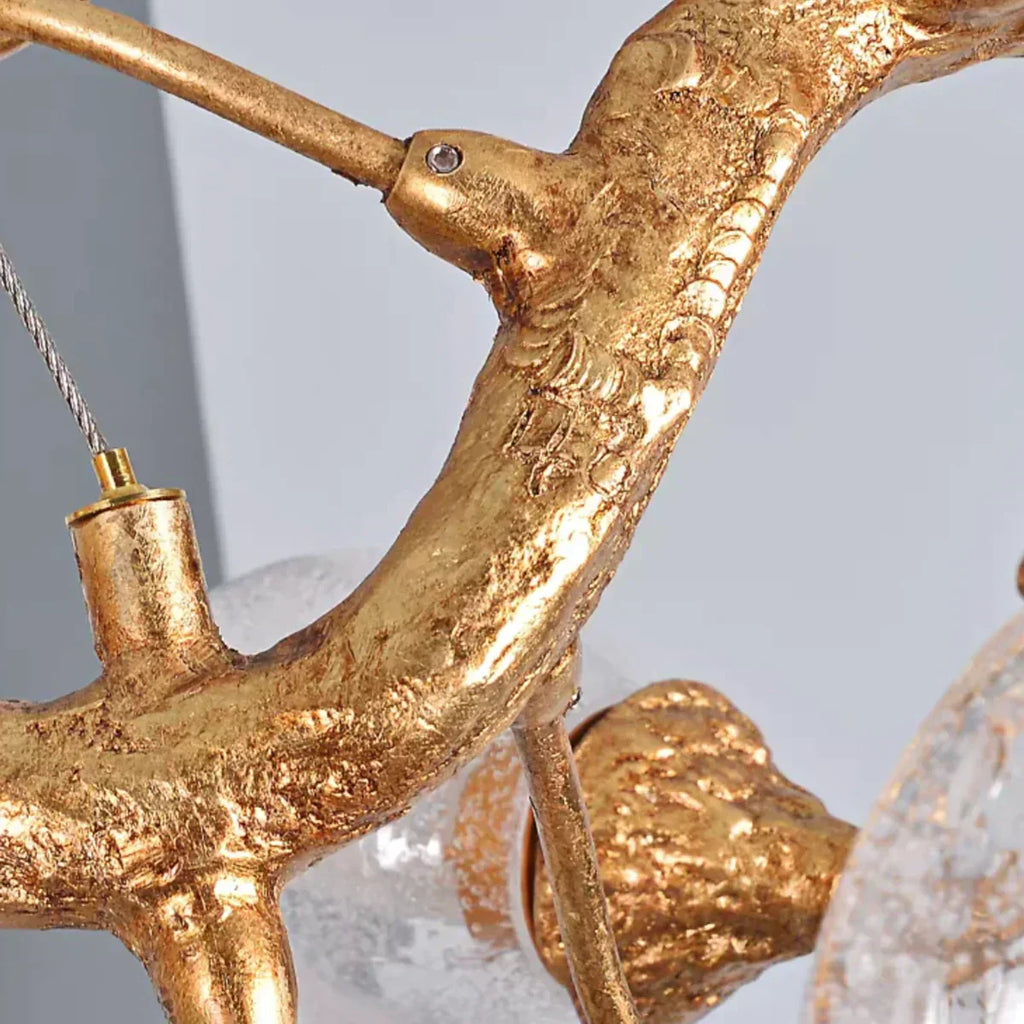 Art Clear Elegance Bubble Branch Linear Chandelier