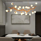 Art Clear Elegance Bubble Branch Linear Chandelier