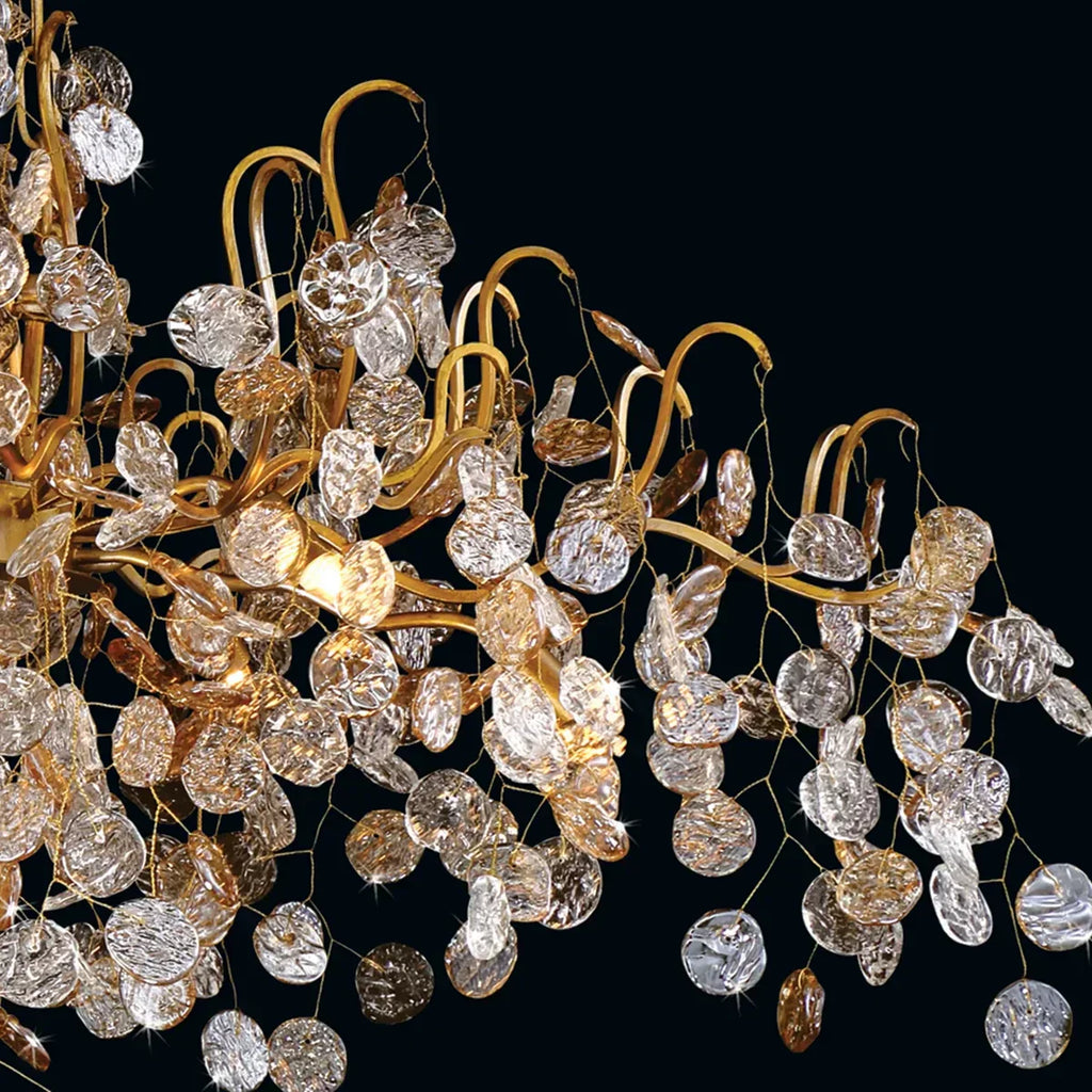 Lignia Branch Round Multi-Tier Chandelier 33light 47-Inchw