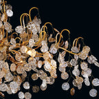 Lignia Branch Round Multi-Tier Chandelier 33light 47-Inchw