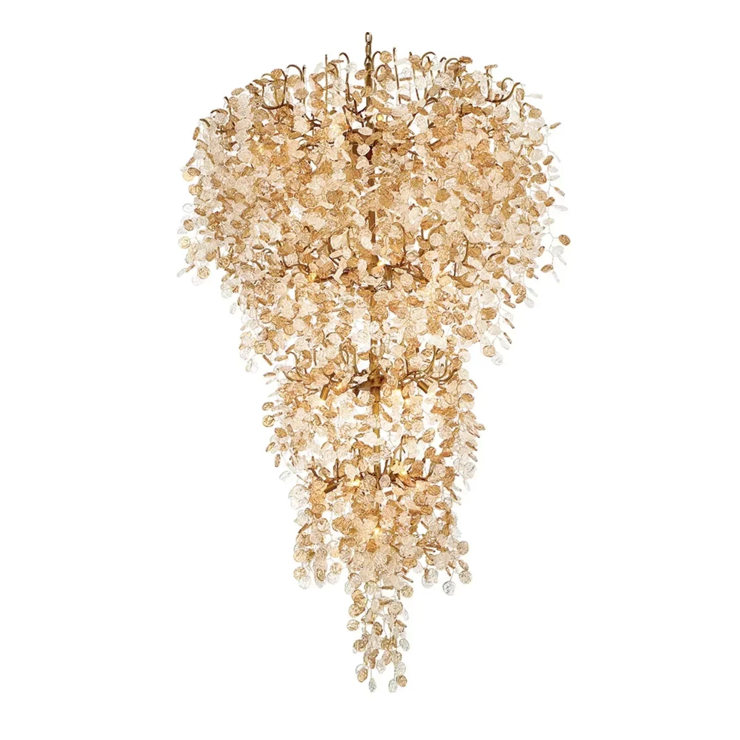 Lignia Branch Round Multi-Tier Chandelier 33light 47-Inchw
