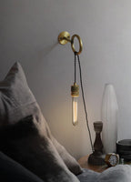Loop Minimalist Wall Light With Wall Socket