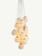 Aspen 19 Chandelier Alabaster