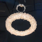 Modern Round / oval / linear / square Natural Crystal Chandelier