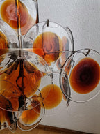 Mazzega Vistosi Murano Chandelier