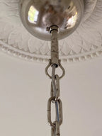Murano Chandelier – 36 Glass Leaves – Smoked