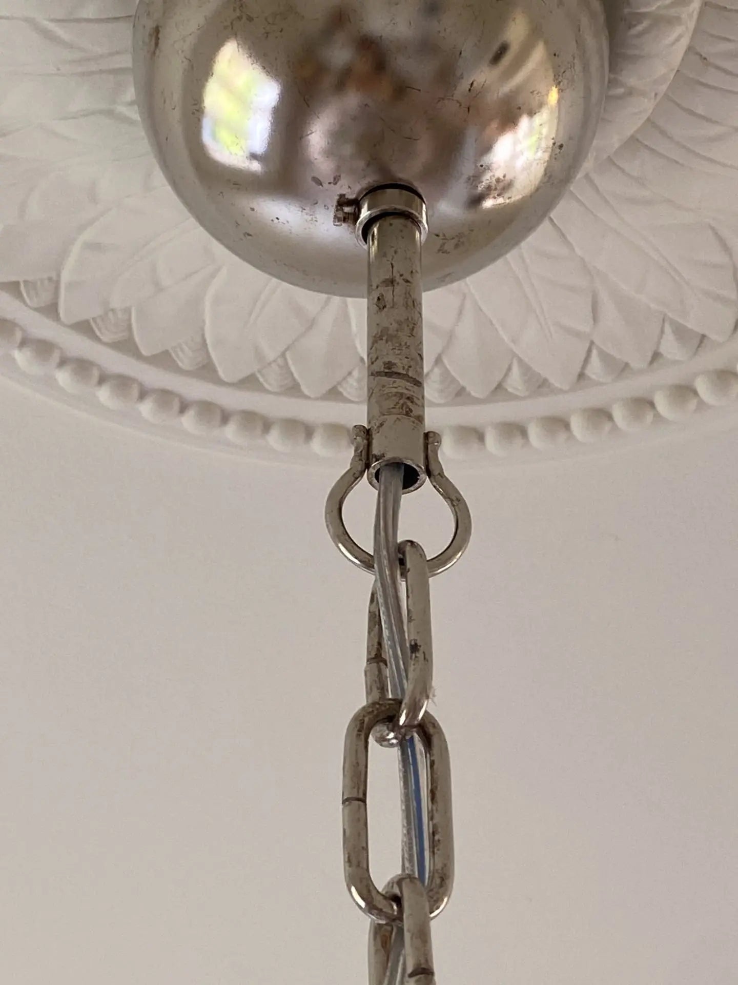 Murano Chandelier – 36 Glass Leaves – Smoked