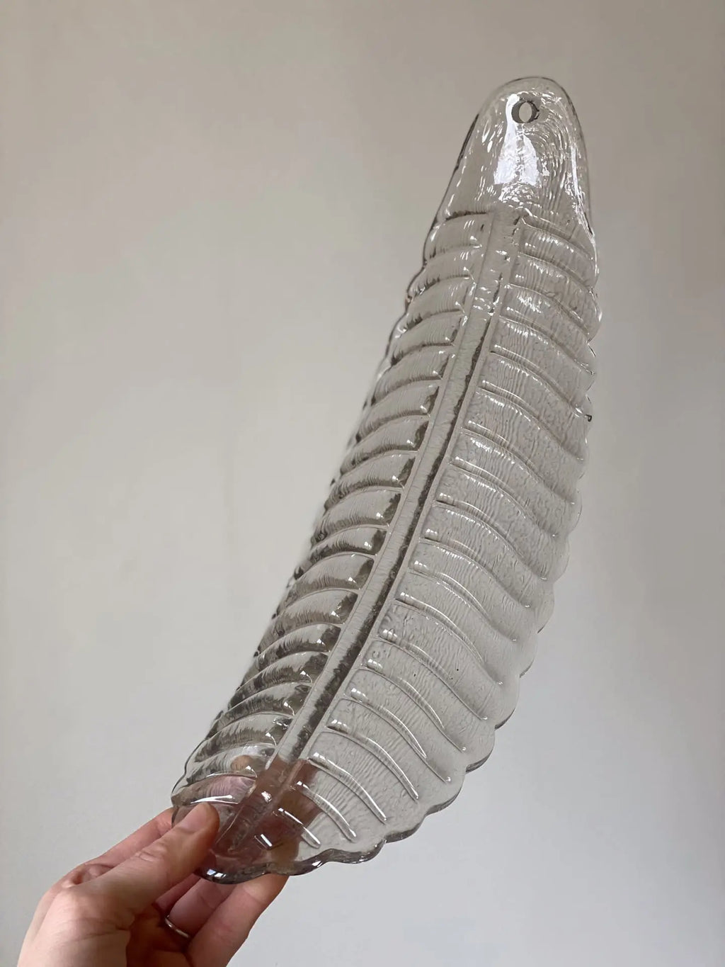 Murano Chandelier – 36 Glass Leaves – Smoked