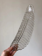 Murano Chandelier – 36 Glass Leaves – Smoked