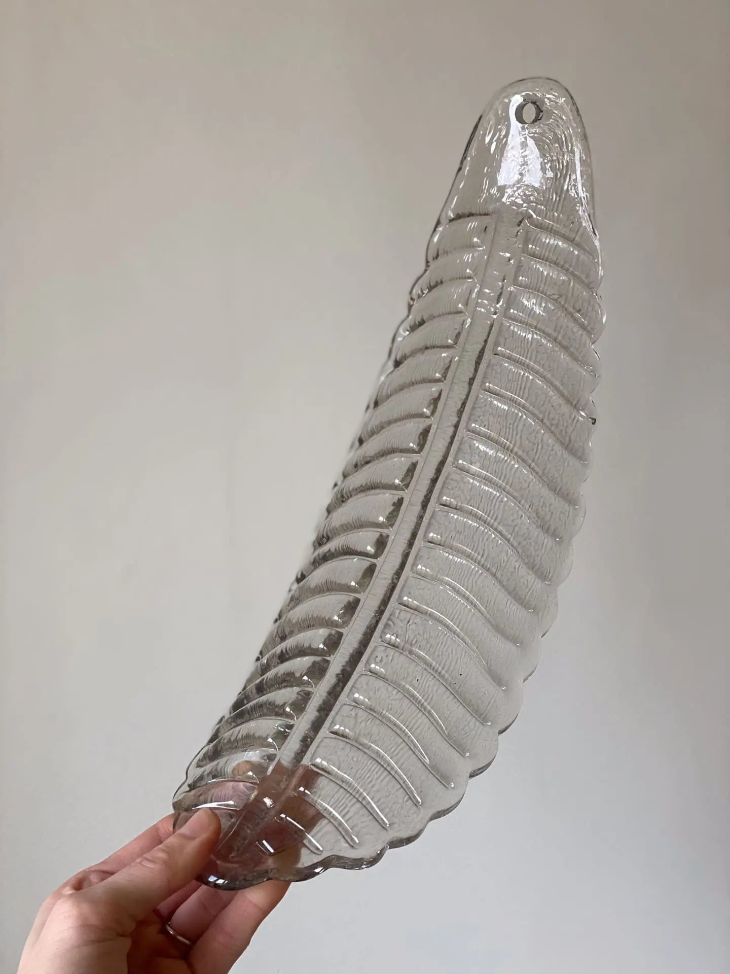 Murano Chandelier – 36 Glass Leaves – Smoked