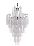Murano Chandelier – Drop – 85 Glasses – Transparent