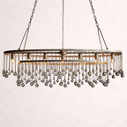 Aubrey 7 Light Oval Chandelier