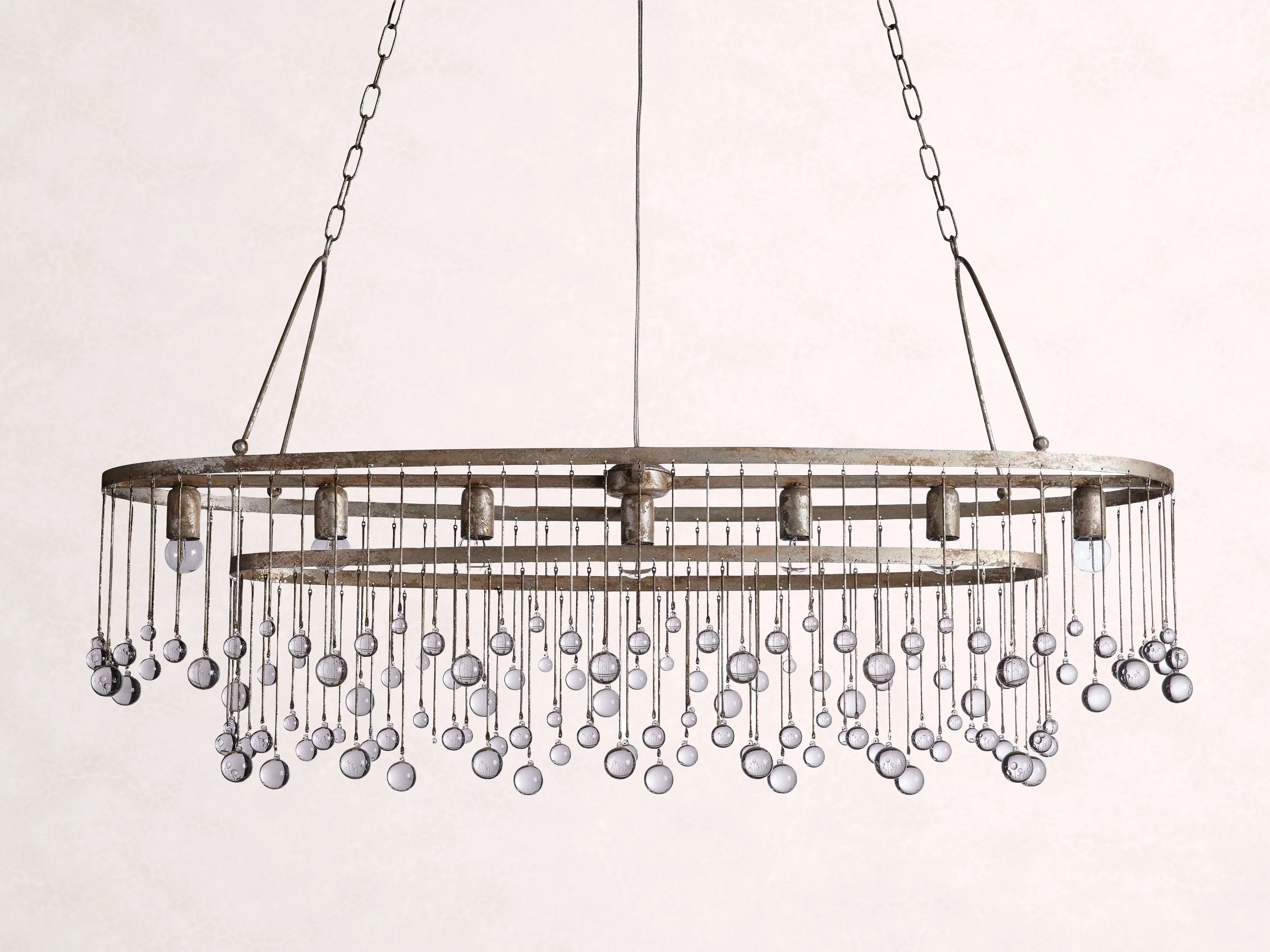 Aubrey 7 Light Oval Chandelier