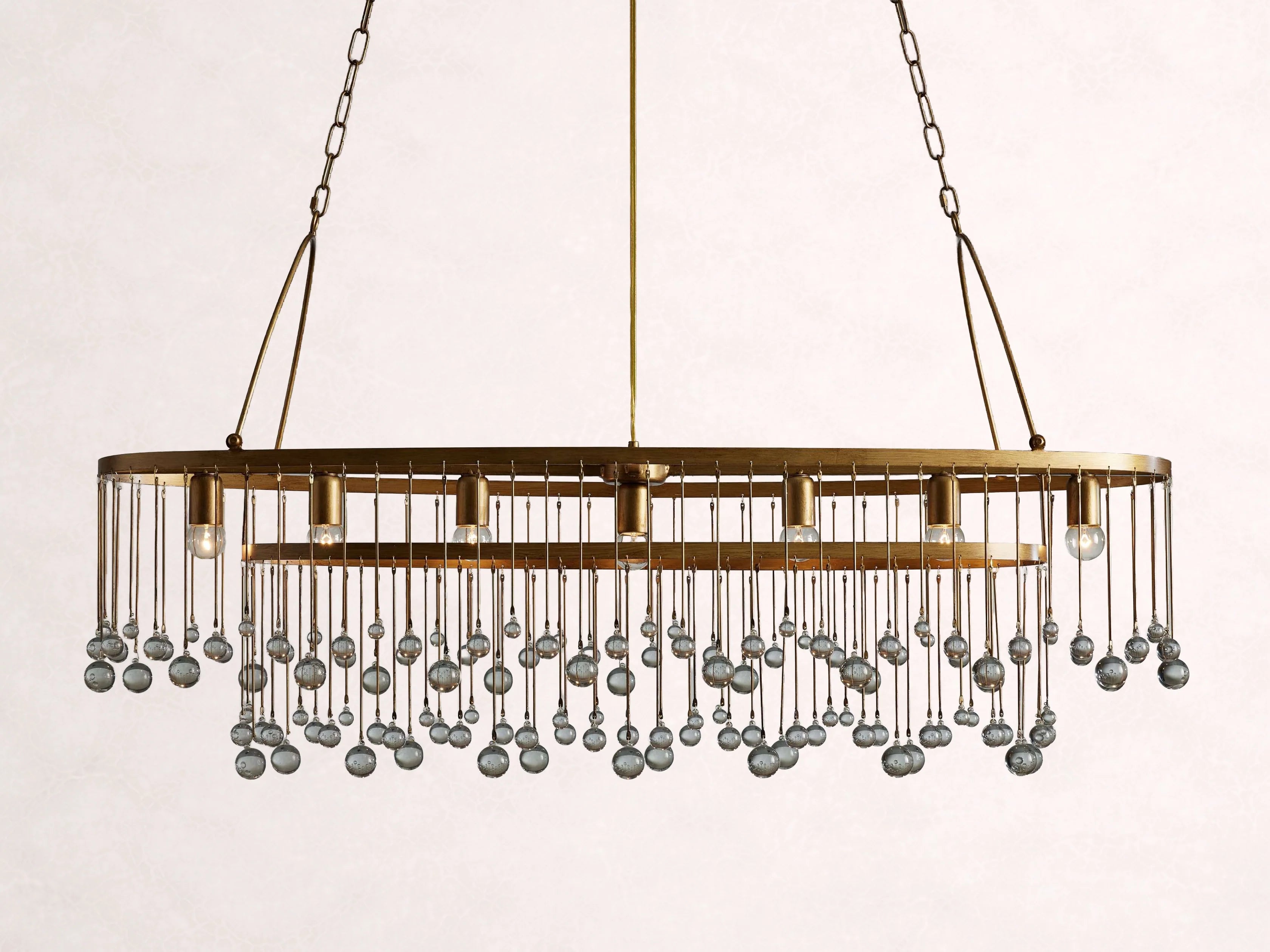 Aubrey 7 Light Oval Chandelier