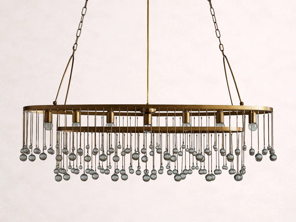 Aubrey 7 Light Oval Chandelier