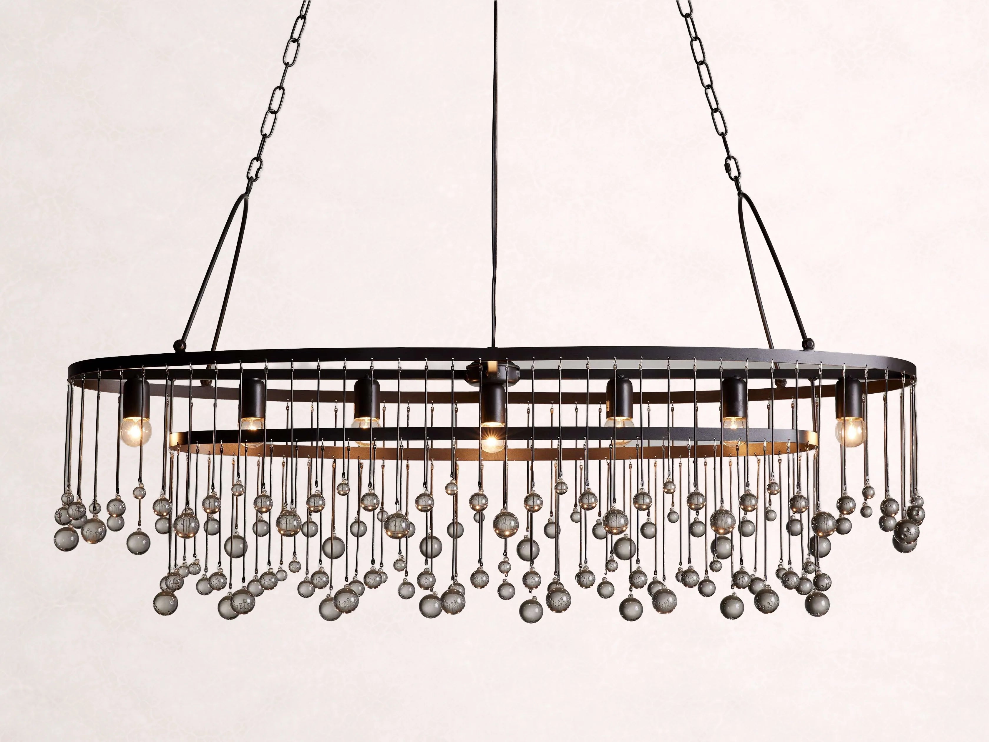 Aubrey 7 Light Oval Chandelier