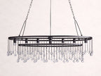 Aubrey 7 Light Oval Chandelier